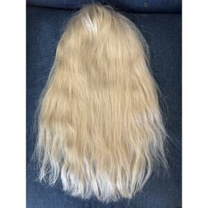 Women 100% Human Hair Topper Top Piece Wiglet Hairpiece 5 x 6 Base 18” Length